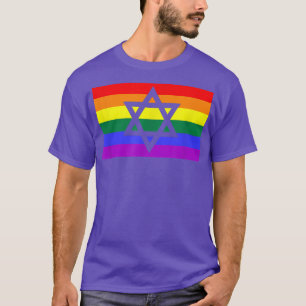 Camiseta Hanukkah Menorah Orgullo Gay LGBTQ Fla