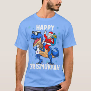 Camiseta Hanukkah Navidades Noches Judías Niños Felices Chr
