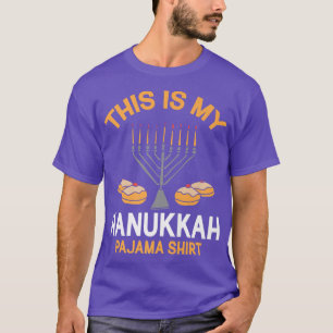 Camiseta Hanukkah Pajama Funny This Is My Hanukkah Pajamaka