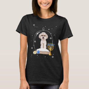 Camiseta Hanukkah Poodle Perro Nieve Globe Pajama