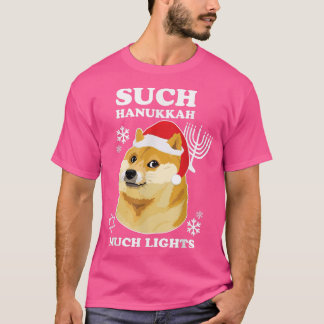 Camiseta Hanukkah Shibe DogeTales Hanukkah Muchas Luces