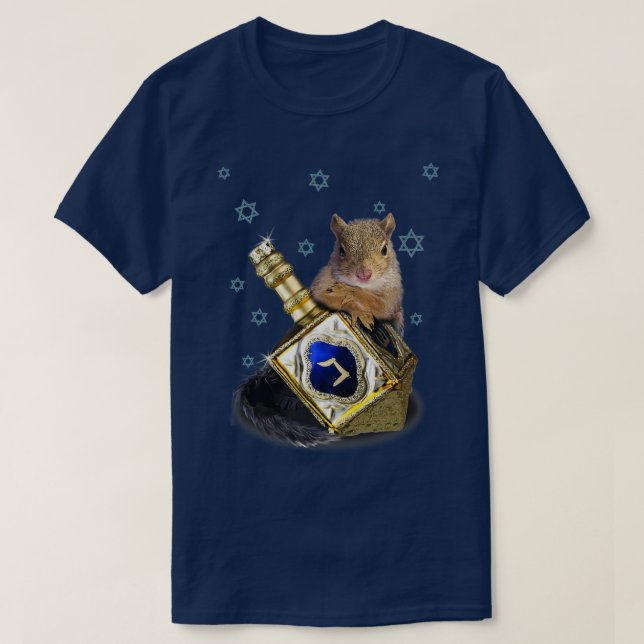 Camiseta Hanukkah Squirrel (Diseño del anverso)