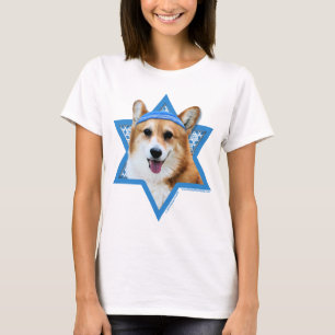 Camiseta Hanukkah Star of David - Corgi - Owen