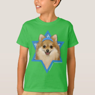 Camiseta Hanukkah Star of David - Pomeranian