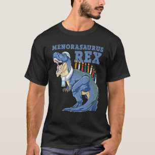 Camiseta Hanukkah T Rex Menorasaurus Rex Dinosaur Menorah
