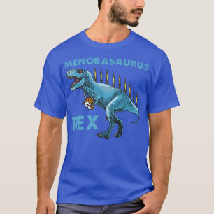 Camiseta Hanukkah TRe Menorasaurus Dinosaur Menorah Funny C