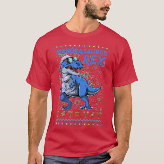 Camiseta Hanukkah TRe Menorasaurus Re Dinosaur Funny Menora