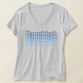 Camiseta Hanukkah Typography Hanukkah Gifts Shirt