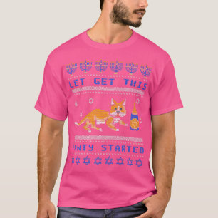 Camiseta Hanukkah Vamos a poner en marcha este trapo en Cha