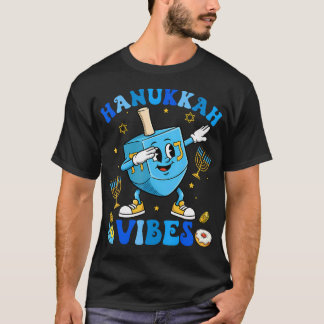 Camiseta Hanukkah Vibe Funny Dreidel Dabbing Shirt Menorah