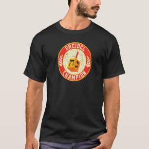 Camiseta Hanukkah Vintage Dreidel Champion Festividad judía