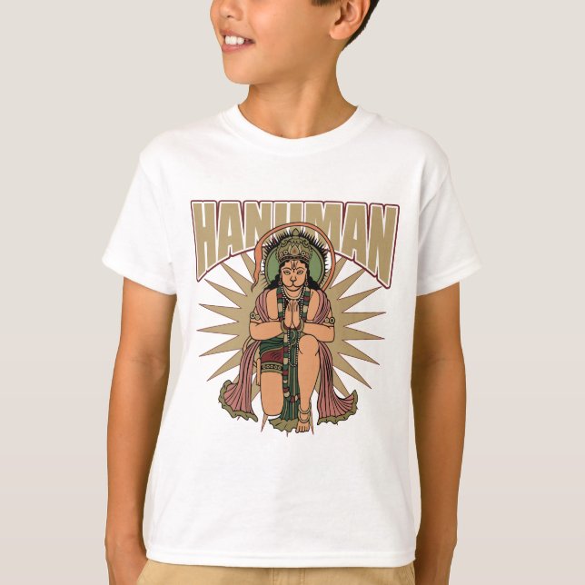 Camiseta Hanuman hindú (Anverso)