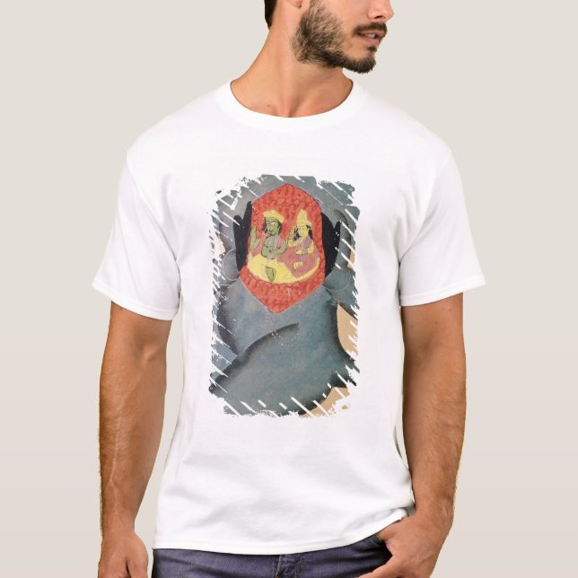 Camiseta Hanuman que revela Rama y Sita (Anverso)