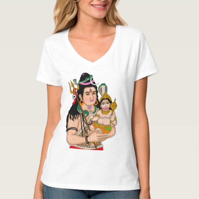 Camiseta Hanuman & Shiva (Anverso)