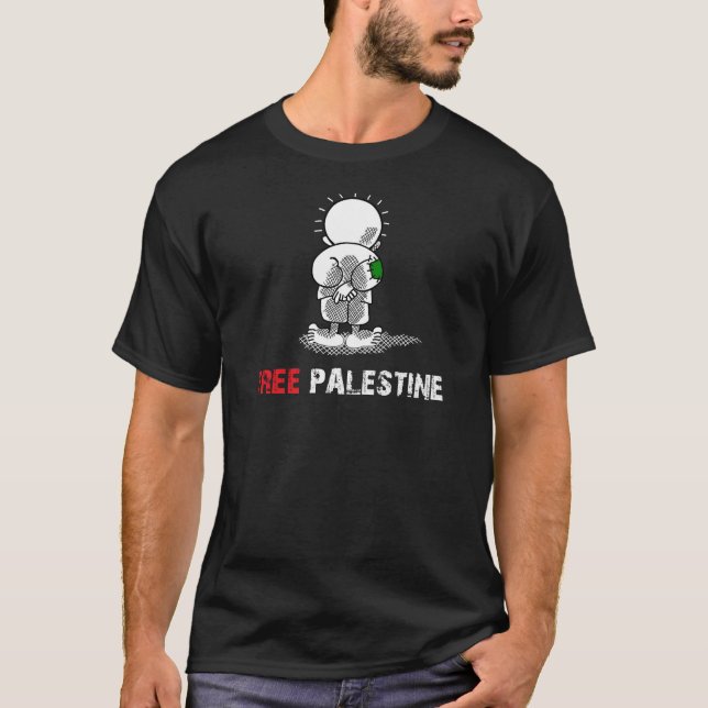 Camiseta hanzalah libre de Palestina (Anverso)