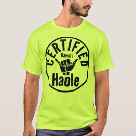 CAMISETA HAOLE CERTIFICADO SHAKA HAWAII