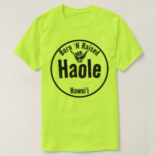 CAMISETA HAOLE NACIÓ 'N RAISED TRIBAL SHAKA HAWAII