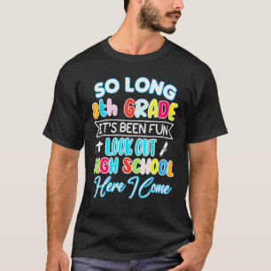 Camiseta Hap de graduación de secundaria de grado 8