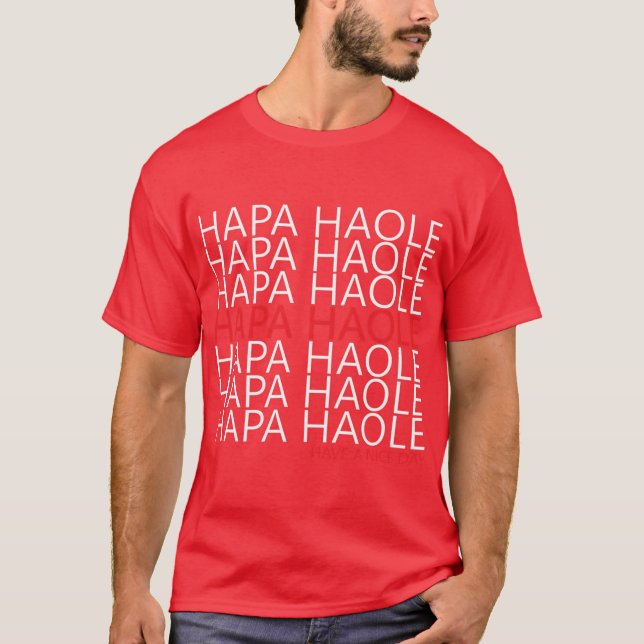 CAMISETA HAPA HAOLE (Anverso)