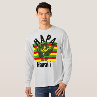Camiseta HAPA HAWAII Kānaka Maoli Bandera TRIBAL SHAKA BG