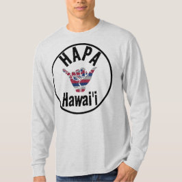 Camiseta HAPA HAWAII TRIBAL HI Flag SHAKA