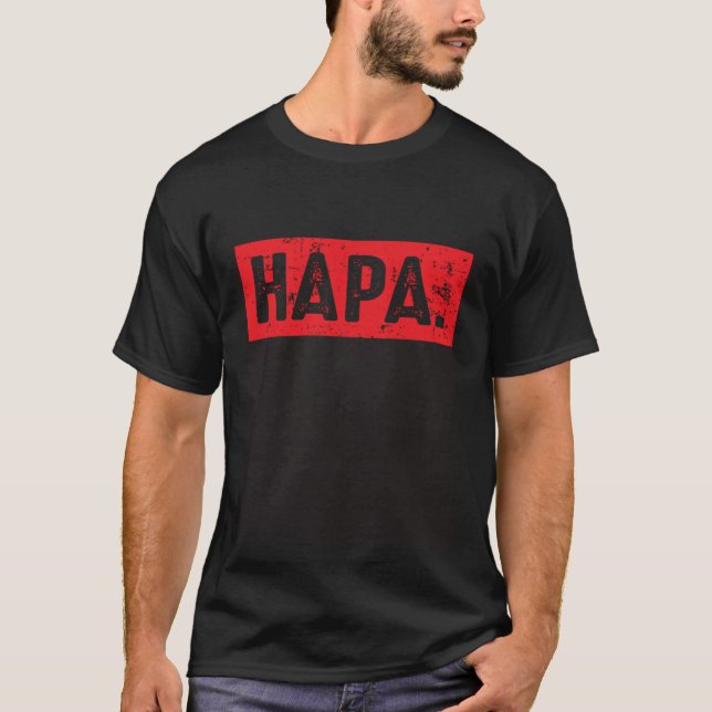 Camiseta Hapa Orgullo Eurasiático Mezcla de Patrimonio Etno (Anverso)