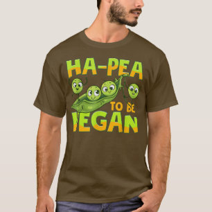 Camiseta HaPea Para Ser Vegan Funny Vegetable Peas Foodie P
