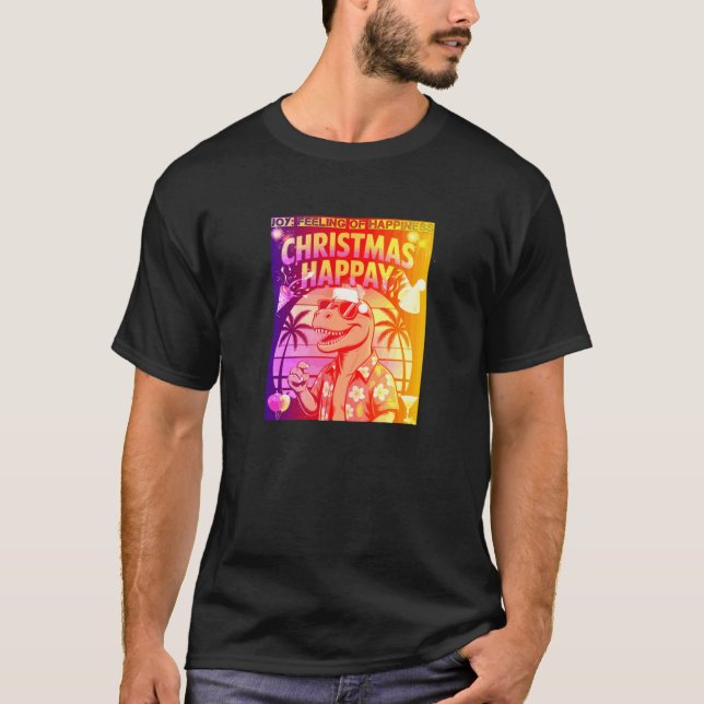 Camiseta happay Christmas Joy: The feeling of happiness (Anverso)