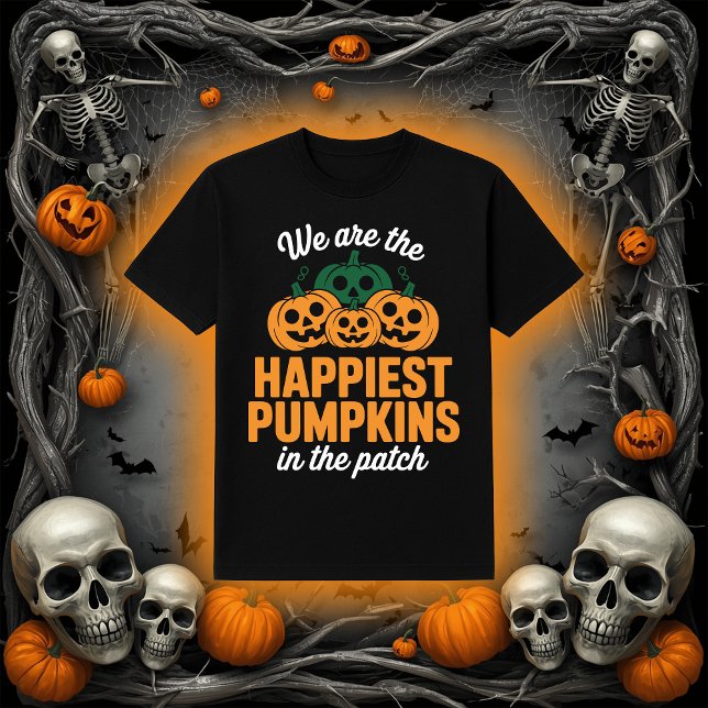 Camiseta Happiest Pumpkins in the Patch Halloween (Subido por el creador)