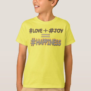 Camiseta "HAPPINESS EQUATION" Diseño Cuto. ¡Hazte con una e