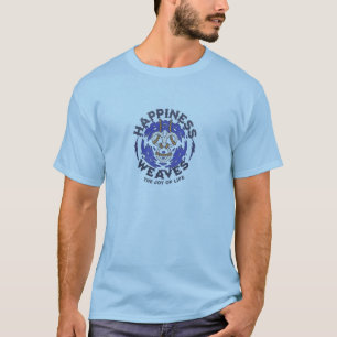 Camiseta Happiness Weaves the Joy of Life – Inspir