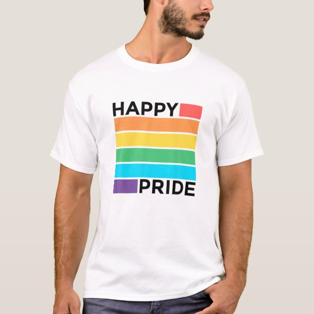 CAMISETA HAPPPY ORIDE GAY (Anverso)