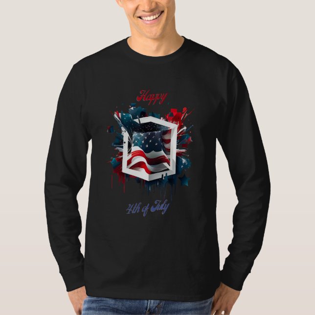 Camiseta Happy4thofJuly (Anverso)