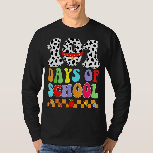 Camiseta Happy 100 Days of School 100th Day Dalmatian Dog T (Anverso)