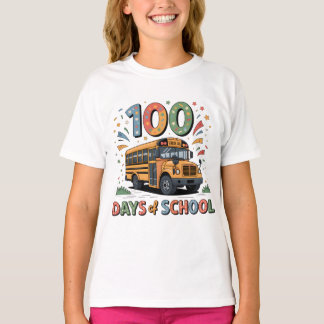 Camiseta Happy 100 Days of School T-Shirt