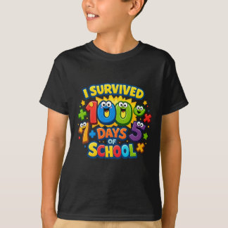 Camiseta Happy 100 Days School Math Equation kids t-shirt