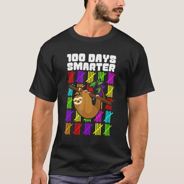 Camiseta Happy 100 Days Smarter Shirts, 100th Day Of School (Anverso)