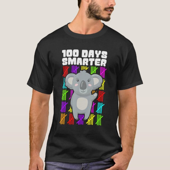 Camiseta Happy 100 Days Smarter Shirts, 100th Day Of School (Anverso)