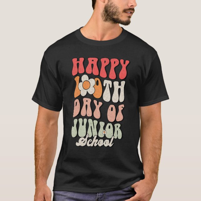 Camiseta Happy 100th Day Of Junior High Teacher 100 Days_1 (Anverso)
