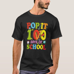 Camiseta Happy 100th Day Of School Smarter Pop It 100 Days 