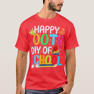 Camiseta Happy 100th Day of School Teachers Kids Child Happ