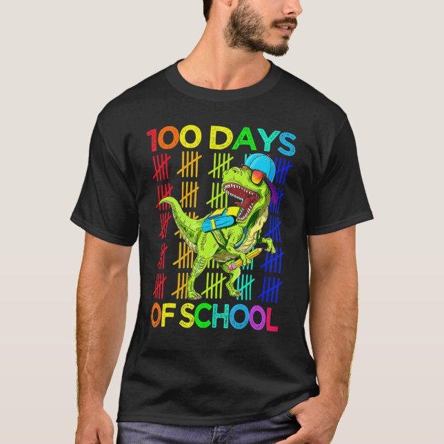 Camiseta Happy 100th Day Of School Teachers Student 100 Day (Anverso)