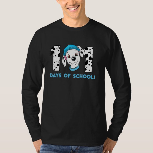 Camiseta Happy 101 Days School Dog Lover Student Or Teacher (Anverso)