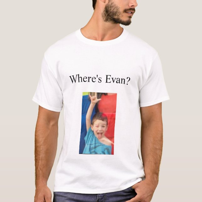 Camiseta Happy 18th Birthday Evan!  (Anverso)