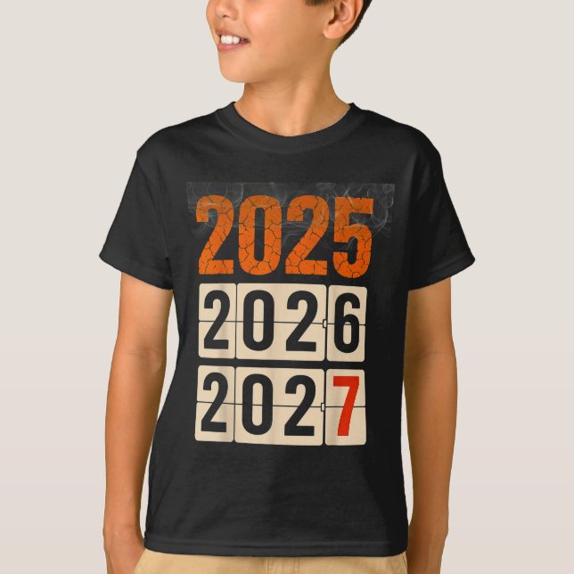Camiseta Happy 2026 2027 New Year Funny 67 Meme Six Seven M (Anverso)