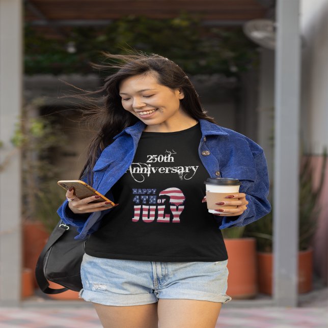 Camiseta Happy 250th Anniversary 4th of July (Subido por el creador)