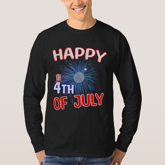 Camiseta Happy 4th of July (Anverso)