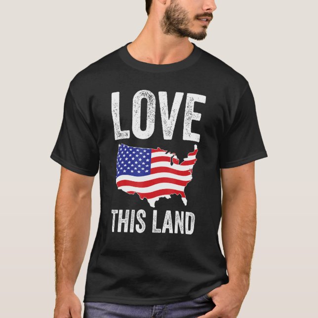 Camiseta Happy 4th Of July US Flag Patriotic American 1 (Anverso)