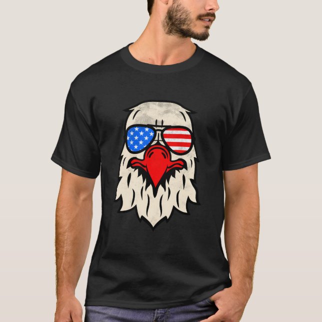 Camiseta Happy 4Th Of July Us Flag Sunglasses American Patr (Anverso)