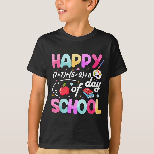 Camiseta Happy 67 Days Of School 67th Day Smarter Six Seven (Anverso)